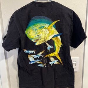 Vintage Guy Harvey - Mahi Mahi / Dolphin & Flying Fish T-Shirt